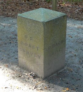Alexander Bache Survey Line W marker 4