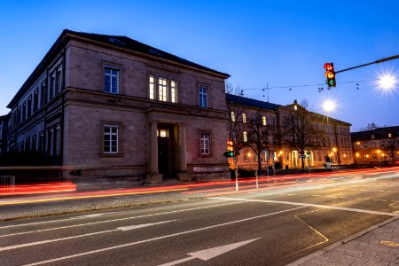 Alte Botanik in Tübingen zur blauen Stunde 2019
