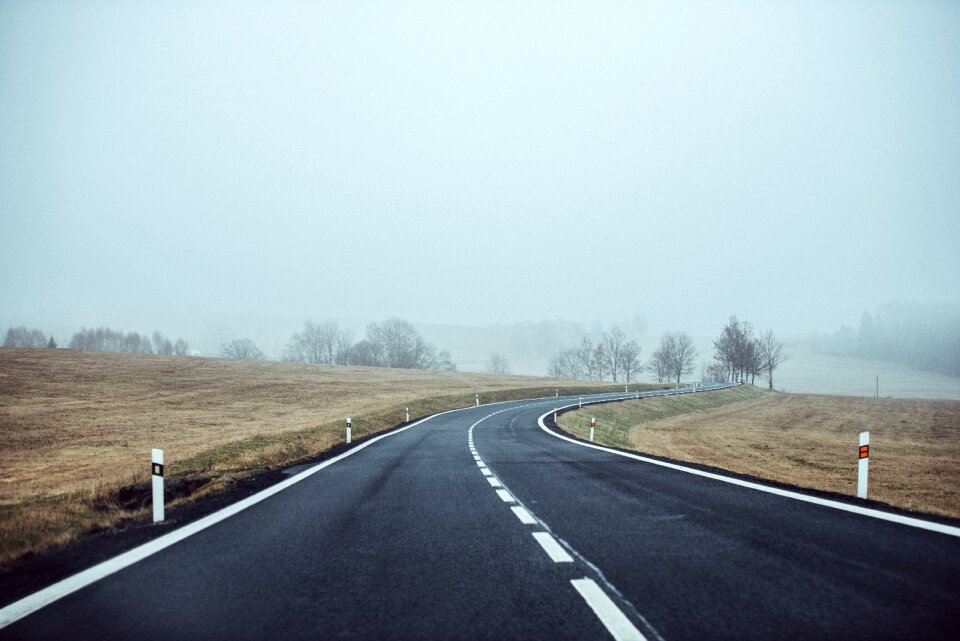 Asphalt journey empty