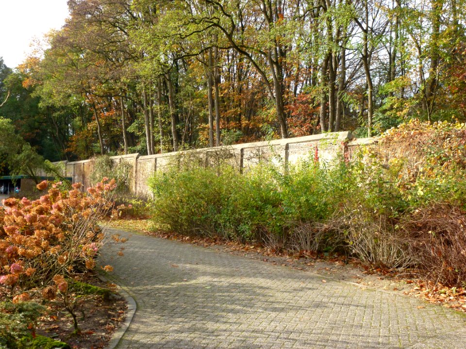 Alverna (Wijchen) Fransciscanenklooster, muur (01) nabij Leemweg