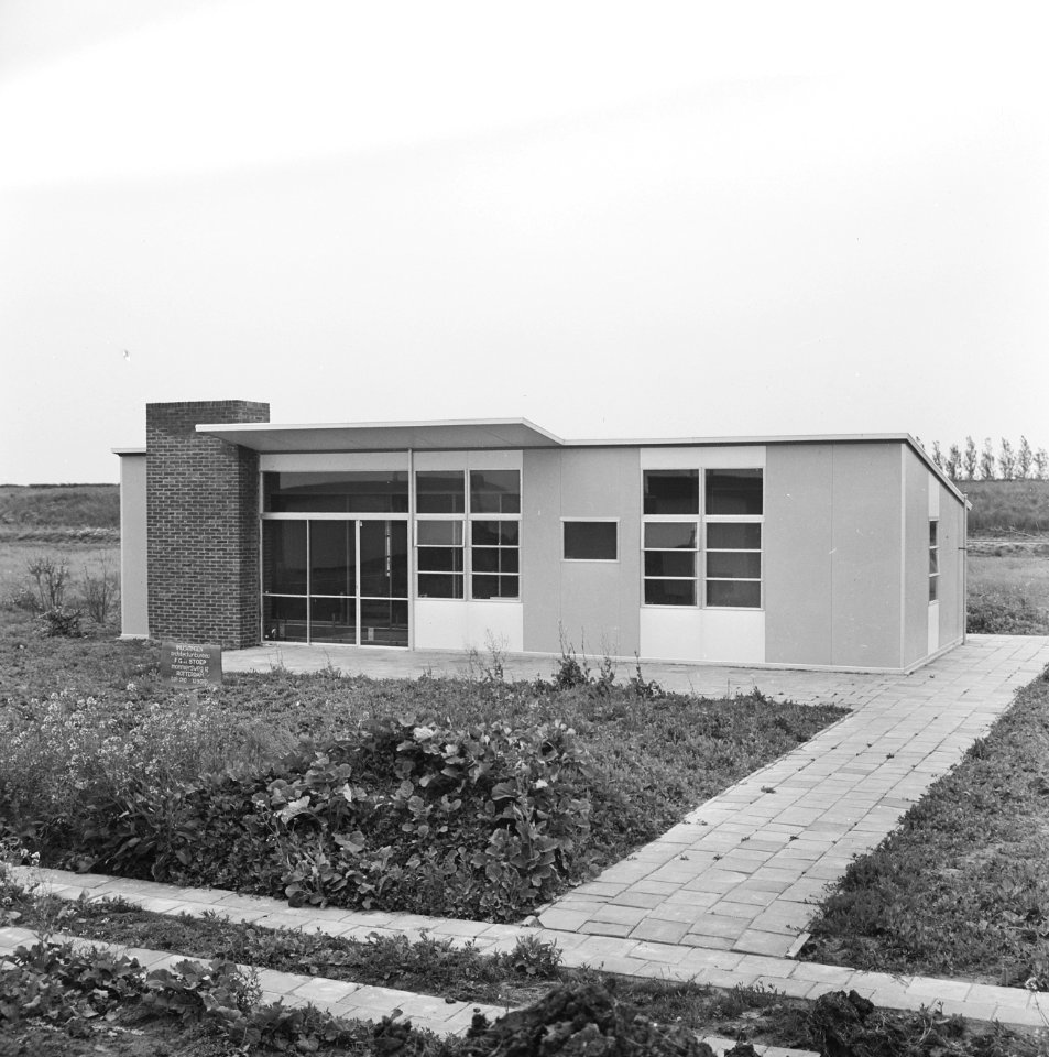 Aluminium bungalow in Kortgene (Zeeland) voor 30000 bouwpakket, Bestanddeelnr 916-5072
