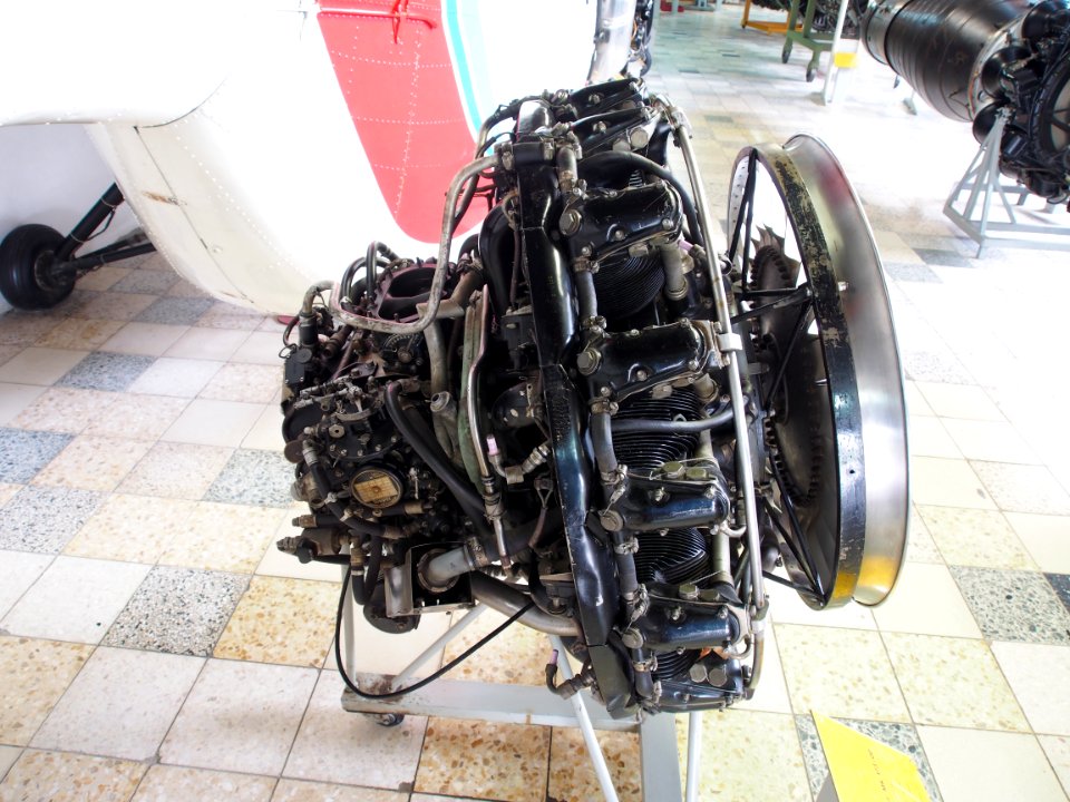 Alvis Leonides MK 173-02 (1950) used in Bristol B171 Sycamore, at Flugausstellung Hermeskeil, pic4