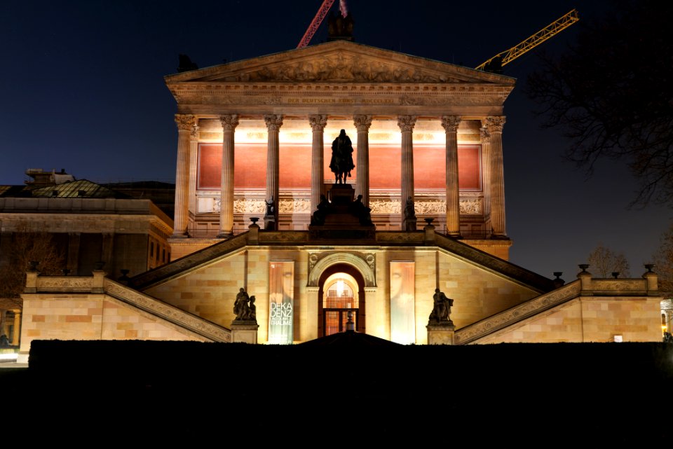 Alte Nationalgalerie Berlin at night 2021-01-17 04