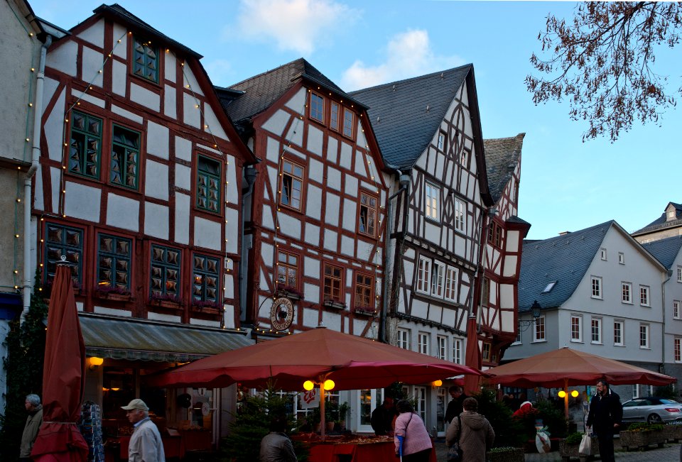Am Bischofsplatz in Limburg