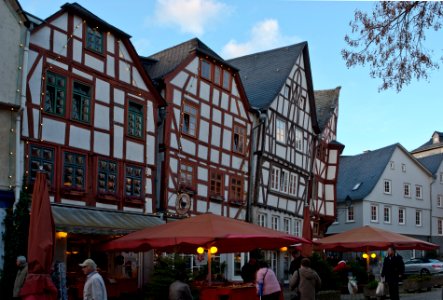 Am Bischofsplatz in Limburg