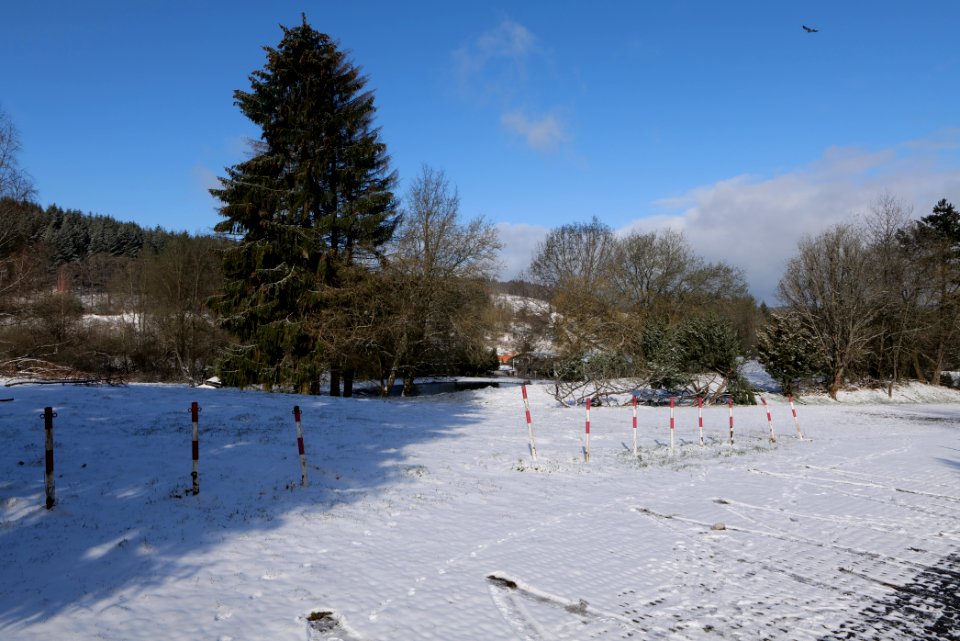 Alter Königsteiner Weg Schmitten with snow 2021-04-06