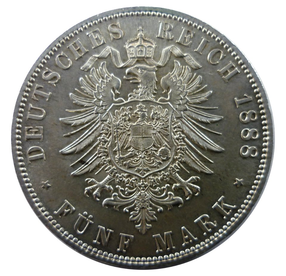 Alte Rückseite - Kleiner Adler - Großes Wappen