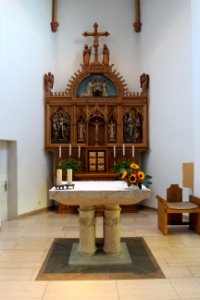 Altar der Kapelle des Elisabeth-Hospitals, Weinbergstraße 7 in Kassel
