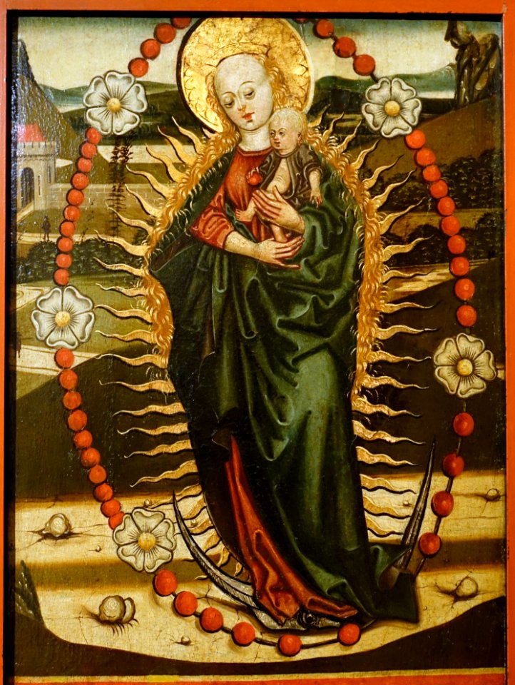 Altarpiece with two wings, by the Meister der Braunschweiger Sippentafeln, probably Braunschweig, c. 1510 AD, tempera on wood, view 2 - Braunschweigisches Landesmuseum - DSC04596