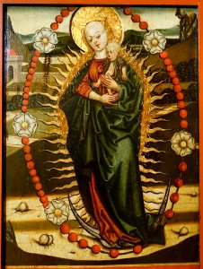 Altarpiece with two wings, by the Meister der Braunschweiger Sippentafeln, probably Braunschweig, c. 1510 AD, tempera on wood, view 2 - Braunschweigisches Landesmuseum - DSC04596
