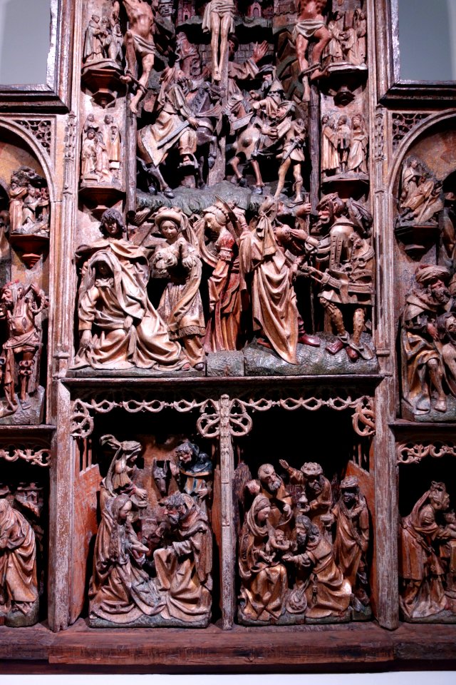 Altar with scenes of Christ's childhood and passion, 4 of 4, Antwerp, c. 1520-1530 - Museum M - Leuven, Belgium - DSC04892
