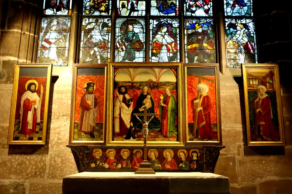 Altar - St. Lorenz church - Nuremberg, Germany - DSC01695