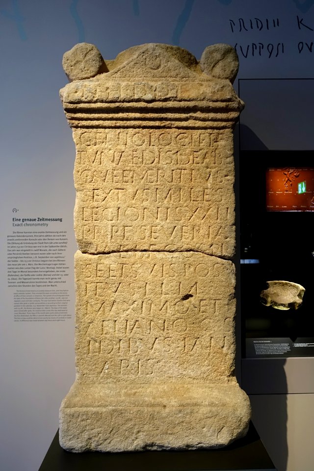 Altar to the beneficiarii, Stuttgart-Bad Cannstatt, 13 January 233 AD - Landesmuseum Württemberg - Stuttgart, Germany - DSC02866