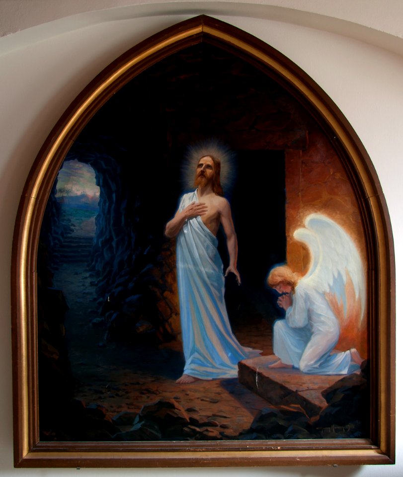 Altar piece by Georg Hansen