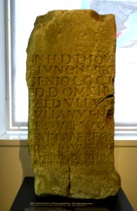 Altar to the beneficiarii, Stuttgart-Bad Cannstatt, 3rd century AD - Landesmuseum Württemberg - Stuttgart, Germany - DSC02839