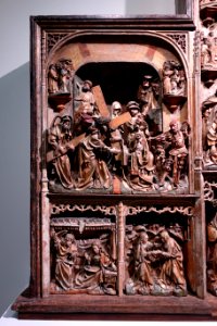 Altar with scenes of Christ's childhood and passion, 2 of 4, Antwerp, c. 1520-1530 - Museum M - Leuven, Belgium - DSC04884