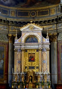 Altar - Santa Lucia del Gonfalone - Rome, Italy - DSC01720
