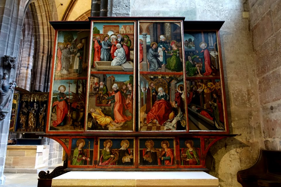 Altar - St. Lorenz church - Nuremberg, Germany - DSC01728