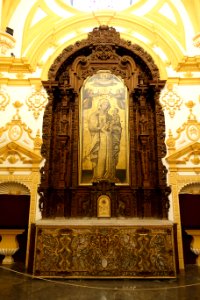 Altar piece in the Chapel - Alcázar of Seville, Spain - DSC07461