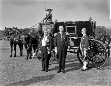 Ambassadeurs op Soestdijk. Excl. Arguelle, ambassadeur van Nicaragua, Bestanddeelnr 913-0392