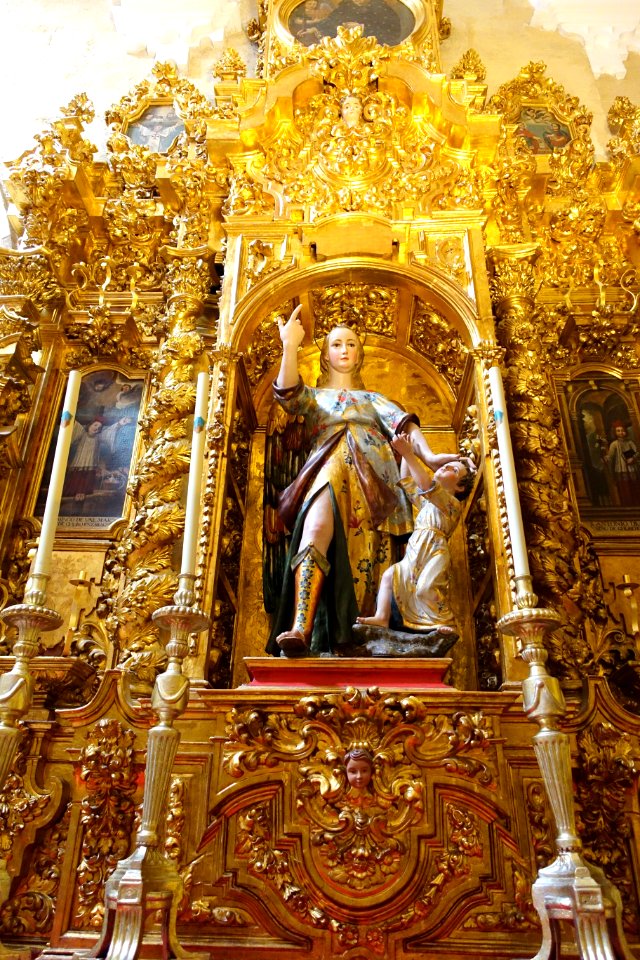 Altar of Santa María El Azul y Ángel de la Guarda, Mosque-Cathedral of Córdoba, Spain - DSC07210