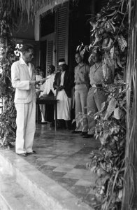 Ambarawa Op 20 september werd de Hollands-Indische school feestelijk geopend. T, Bestanddeelnr 373-4-1