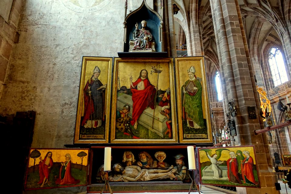 Altar - St. Lorenz church - Nuremberg, Germany - DSC01661