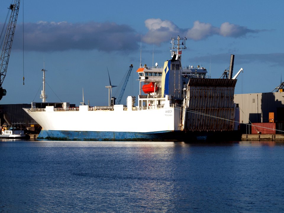 Amber IMO 8917871 at Amsterdam, The Netherlands