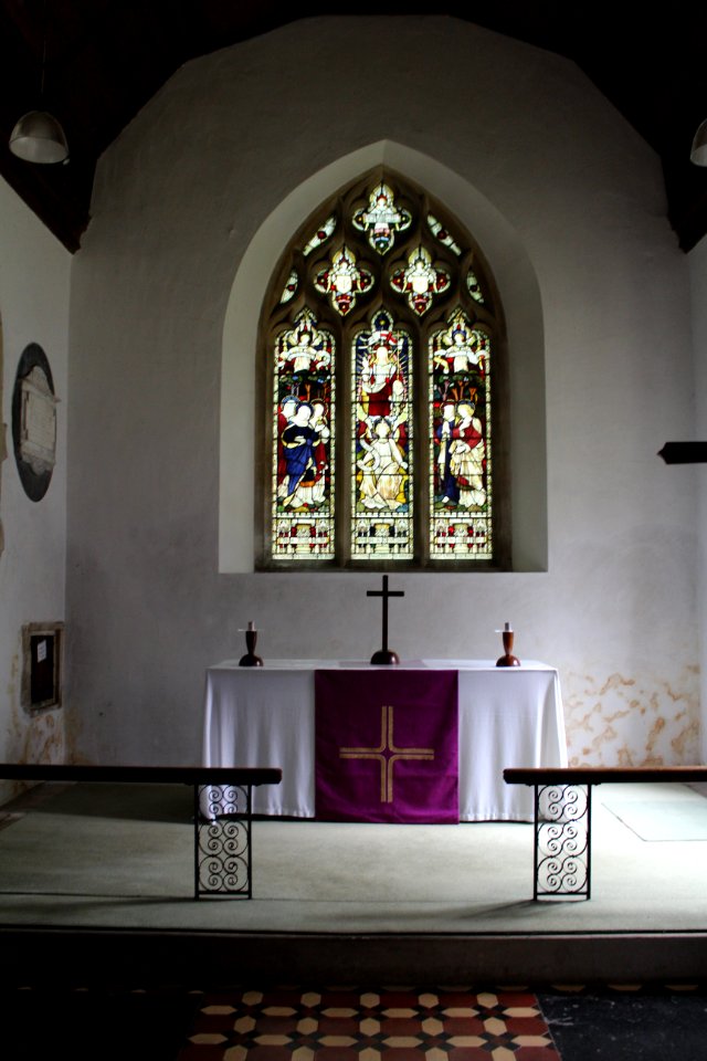 Altar at St Mary's Santon Downham