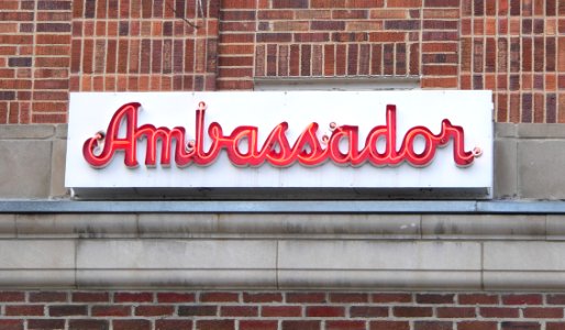 Ambassador Apartments neon sign 1