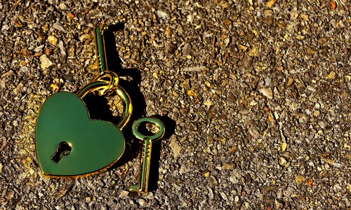 Valentine's day luck symbol