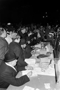 Ambassades, protesten, rabbijnen, maaltijden, Bestanddeelnr 924-4494
