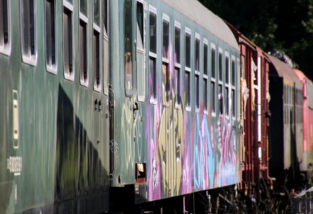 Railway wagon grafitti photo