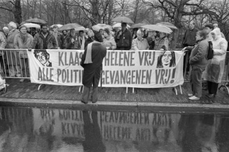 Ambassades, betogingen, politieke gevangenen, apartheid, Bestanddeelnr 933-6233