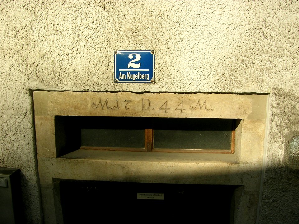 Am Kugelberg 2 Eichstätt -Türstock