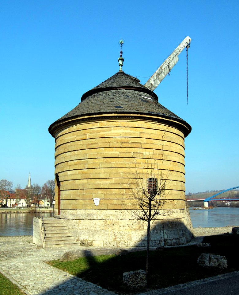 Alter Kranen in Marktbreit, 2