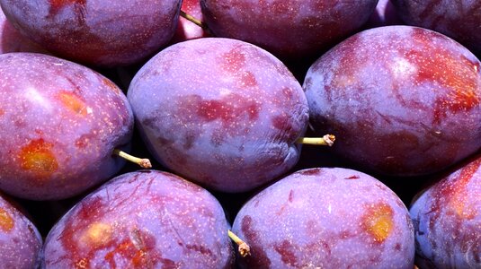 Pruna fruit stand market