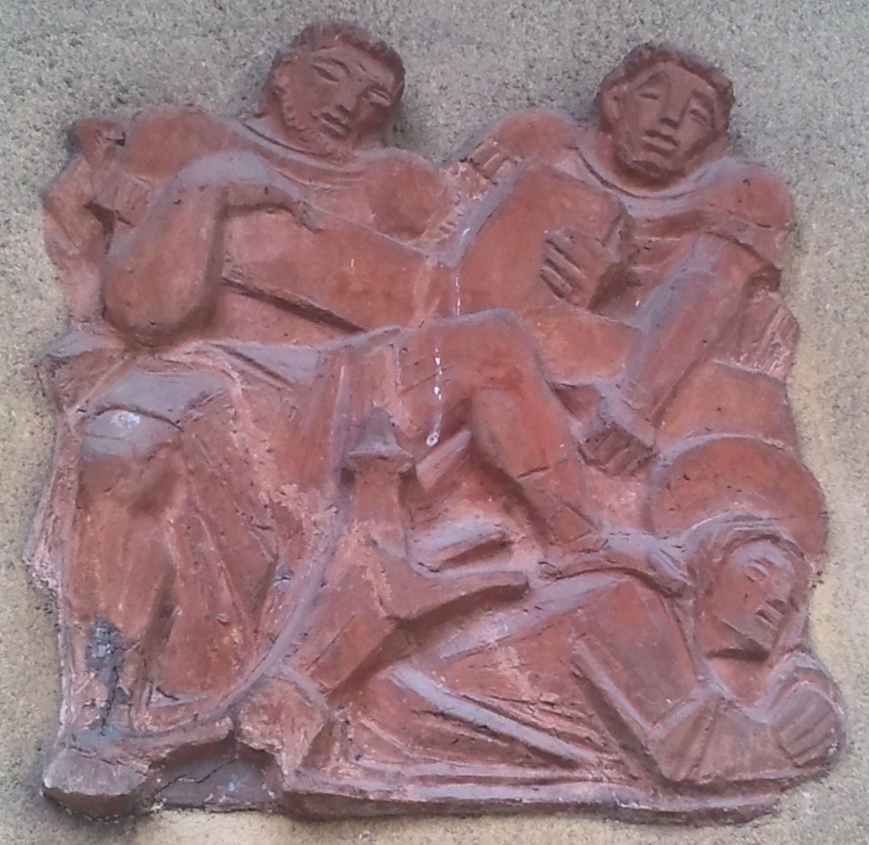 Altorilievo decorativo, chiesa di Celana (1)