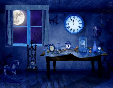 Alarm clock room space