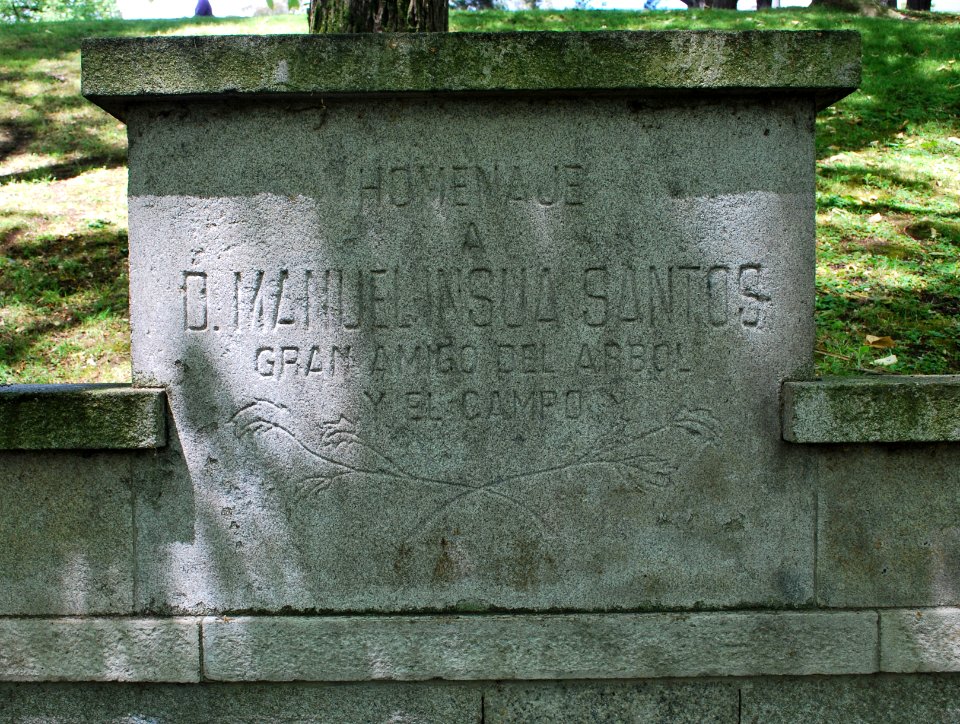 Amantes del Campo placa Manuel Insua Santos A Coruña