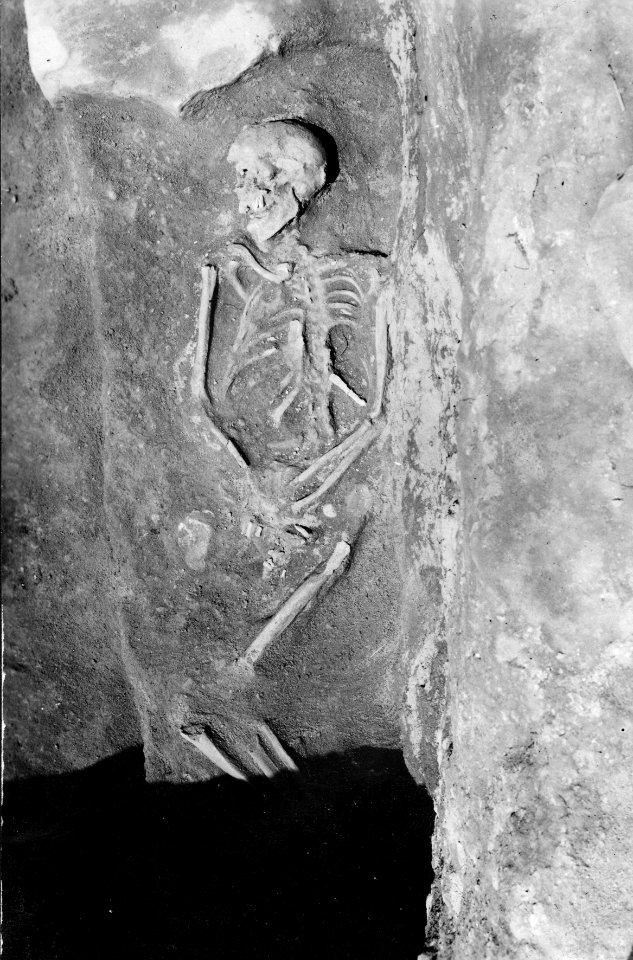 Amathus. Grav 16, romerskt skelett. Agios Tychos - SMVK - C02975