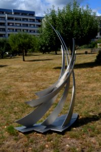 Altkönigstift, Park, Skulptur Energetische Strömungen von Karl-Heinz Sehr photo