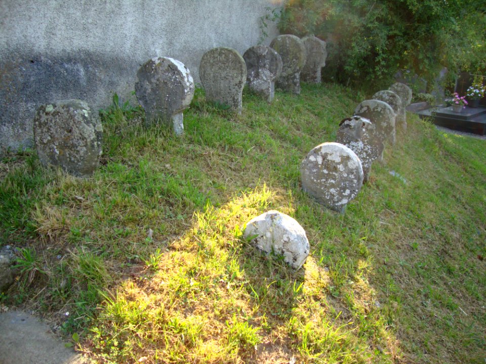 Alos (Alos-Sibas-Abense, Pyr-Atl, Fr) vieilles steles discoïdales