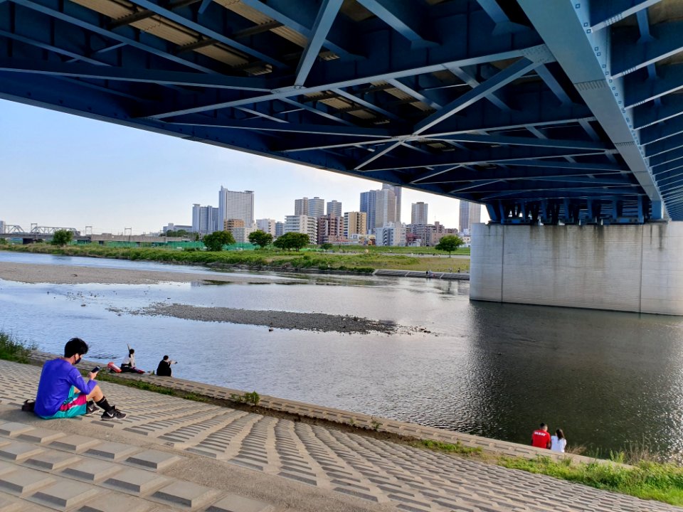 Along Tamagawa river near Tamagawa station 9