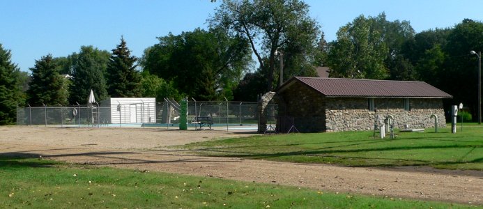Alpena, SD, swimming pool from SW 1