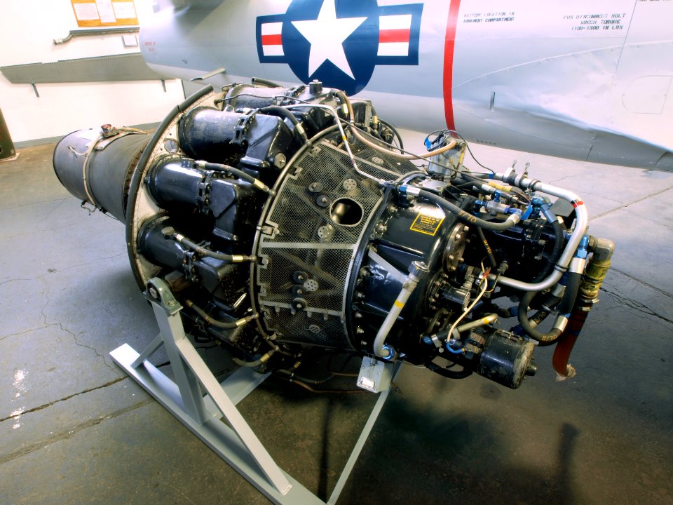 Allison J33 Turbojet Engine of a T-33 pic1