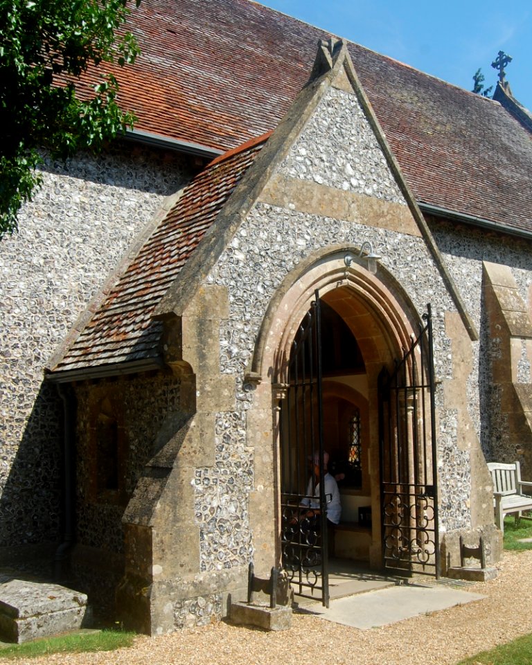 All Saints Church, Hinton Hill, Hinton Ampner (NHLE Code 1155865) (July 2019) (Entrance Porch)