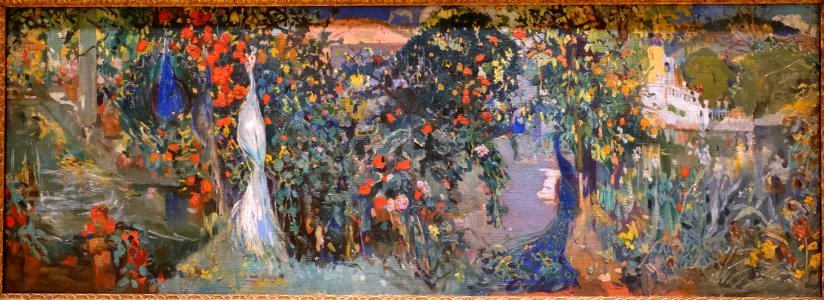 Allegory by Joaquim Mir Trinxet, Spanish, c. 1903, oil on cloth - Meadows Museum - Southern Methodist University - DSC05427