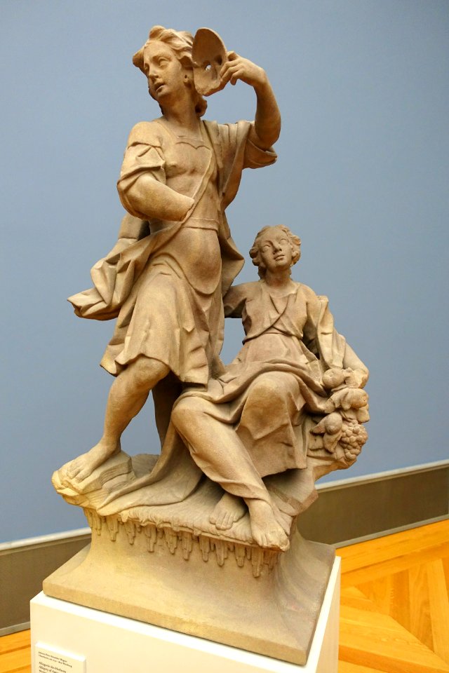 Allegory of Autumn, by Johann Peter Alexander Wagner, Wurzburg, c. 1750-60, sandstone - Bode-Museum - DSC02864