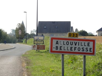 Allouville-Bellefosse (Seine-Mar.) entrée